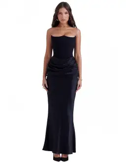 House of CB Black Persephone Dress Viral Black Size XS / AU 4 for rent on The Volte - image 1