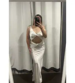 Natalie Rolt Tamika Gown White Size 1/AU 8 for rent on The Volte - image 1