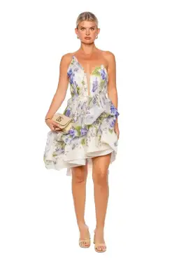 Zimmermann Natura Draped Mini Dress AU 14 for rent on The Volte - image 1
