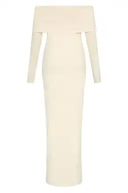 Sofia the Label Gia off the Shoulder  Dress Cream Size 10 for rent on The Volte - image 6