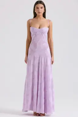 House Of CB Purple Seren Gown Size 6 for rent on The Volte - image 2