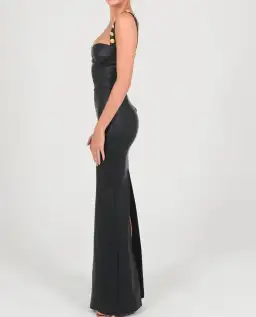 Dolls House Gigi Dress Black Maxi Size 6 for rent on The Volte - image 2