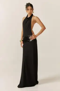 Ance Gria Adele Gown Black Size M / AU 10 for rent on The Volte - image 4