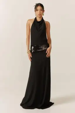 Ance Gria Adele Gown Black Size M / AU 10 for rent on The Volte - image 1