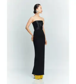 Solace London Afra Maxi Dress in Black Size 8 for rent on The Volte - image 2
