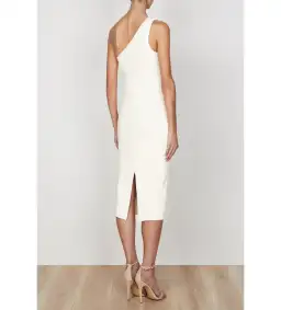 Shona Joy Lucy One Shoulder Midi Dress Ivory Size AU 8 for rent on The Volte - image 3