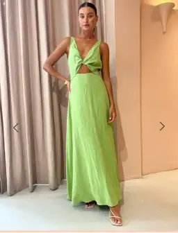 Issy Blue Skies Dress In Apple Size 8 for rent on The Volte - image 1