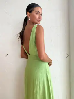 Issy Blue Skies Dress In Apple Size 8 for rent on The Volte - image 5