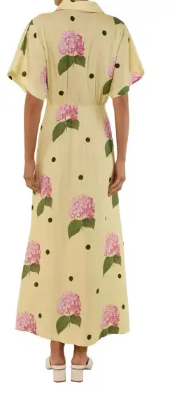 Palm Noosa Jasmine Dress Yellow Print Size 8 for rent on The Volte - image 4