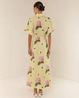 Palm Noosa Jasmine Dress Yellow Print Size 8 for rent on The Volte - image 5