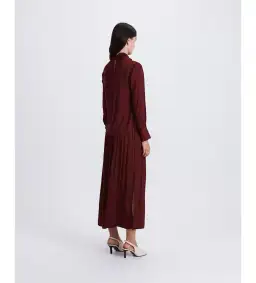 Saba Lillian Long Sleeve Drape Neck Top Berry Size XXS/AU 6 for rent on The Volte - image 3