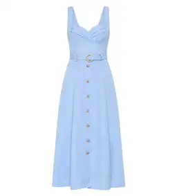 Aje Primary Belted Midi Dress Daydream Blue Size AU 12 for rent on The Volte - image 5