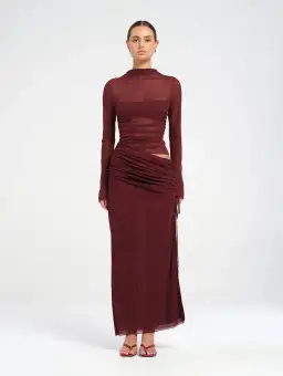 Benni Mable Maxi Dress Plum Size 10 for rent on The Volte - image 5