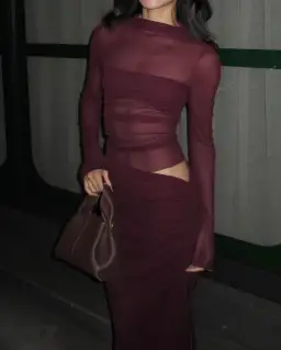 Benni Mable Maxi Dress Plum Size 10 for rent on The Volte - image 2