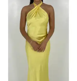 YLD Design Crossover Maxi Dress Yellow Size S / AU 8 for rent on The Volte - image 3
