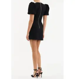 Rebecca Vallance Sirene Puff Mini Dress in Black Size AU 18 for rent on The Volte - image 3