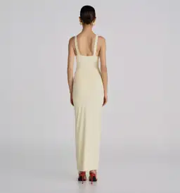Maygel Coronel Vanilla Alquimia Midi Dress Yellow Size 6/XS for rent on The Volte - image 2