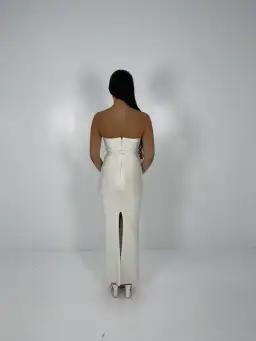 Herve Leger White Bandage Gown Size S / AU 8 for rent on The Volte - image 2