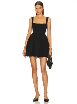 LPA the Label Giovanna Mini Dress in Black Size S