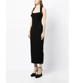 Rachel Gilbert Blaise Gown Black Size 8  for rent on The Volte - image 2