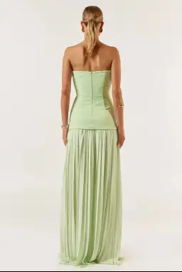 She is Olla Nicolette Maxi Dress Green Size XS/Au 6  for rent on The Volte - image 5