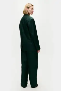 Silk Laundry Twill Miami Blazer Scarab Green Size 8/S for rent on The Volte - image 5