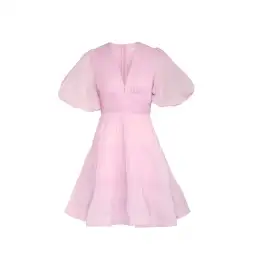 Zimmermann Pleated Mini Dress in Pink Size 2 / AU 12   for rent on The Volte - image 3