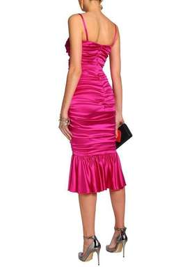 Dolce & Gabbana magenta midi dress Size 4