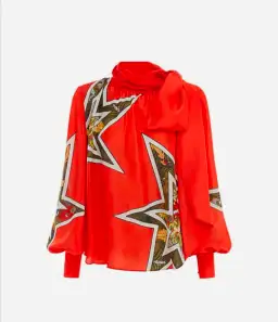 Alemais Ziggy Silk Shirt Size AU 8 for rent on The Volte - image 2