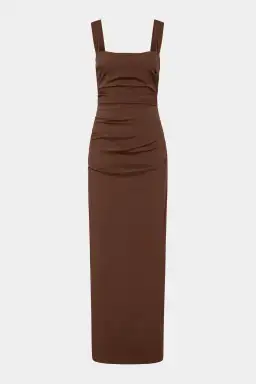 Sir The Label Dahlia Balconette Dress Brown Size 0/Au 6  for rent on The Volte - image 3