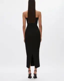 Rachel Gilbert Lorna Dress Gown Midi Black Size 0 / AU 6  for rent on The Volte - image 3