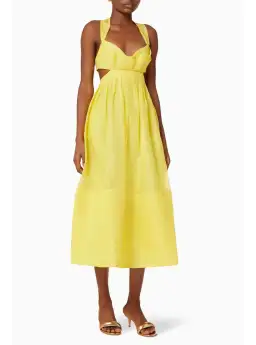 Zimmermann Botanica Bralette Gown Sunshine Yellow Size 6