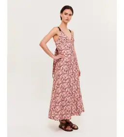 Saba Pebble Panel Midi Dress Multi Size AU 4 for rent on The Volte - image 2