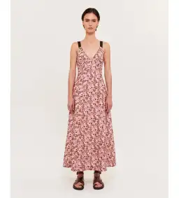 Saba Pebble Panel Midi Dress Multi Size AU 4 for rent on The Volte - image 1