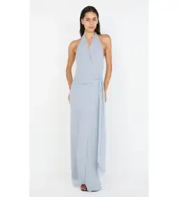 Bec and Bridge Soneva Wrap dress in Cloud Blue Size S / AU 8