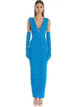Eliya The Label Anna Dress Blue Size 10  for rent on The Volte - image 1