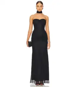 Mirror Palais Starlite  Dress Black Size M for rent on The Volte - image 1