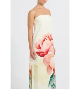 Pasduchas Nostalgia Strapless Maxi Dress Floral Size AU 12 for rent on The Volte - image 4