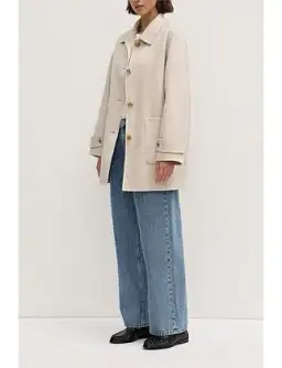 Pierra Wool Coat Oat Marle