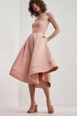 C/MEO Collective Making Waves dress in biscuit size 8