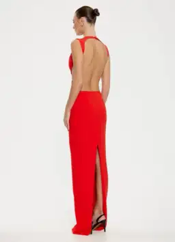 Effie Kats Valencia Gown Chery Red Size AU 10 for rent on The Volte - image 2