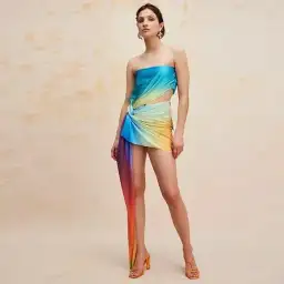 Baobab Mar Papagayo Mini Dress Print Size 10 for rent on The Volte - image 4