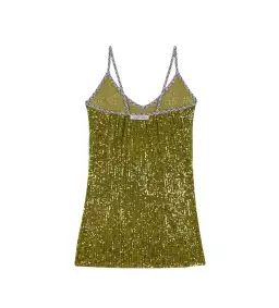 Handover Robers Dress Green Sequin Size AU 12 / Large Hand Over for rent on The Volte - image 5