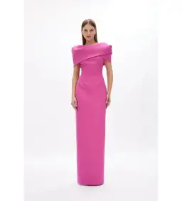 Rachel Gilbert Clara Gown Dress Hot Pink Size 2 /AU 10