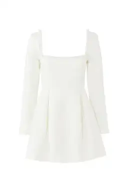 Odd Muse Pearl The Ultimate Dress Ivory White Size 10  for rent on The Volte - image 5