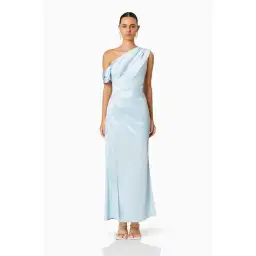 Elliatt Retreat Midi Dress Light Blue Size XXL / AU 16