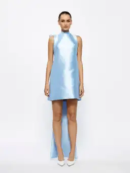 Effie Kats Jorja Mini Dress Cornflower Size XS/Au 6