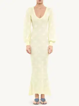 Asta Resort Lorena Dress Butter Creme Size AU 6 for rent on The Volte - image 1