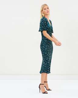 Bec and Brige Jardin Midi Dress Size 10 for rent on The Volte - image 2