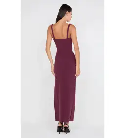 Bec & Bridge Leora Tuck Maxi Dress in Plun Size AU 6 for rent on The Volte - image 4